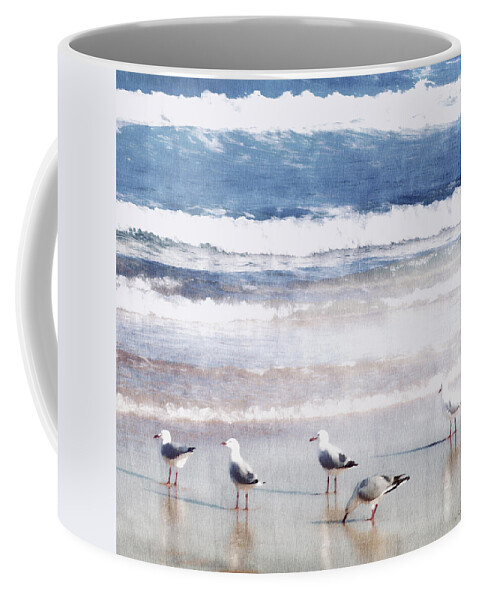 Landscapes Coffee Mug featuring the photograph Seaspray by Holly Kempe