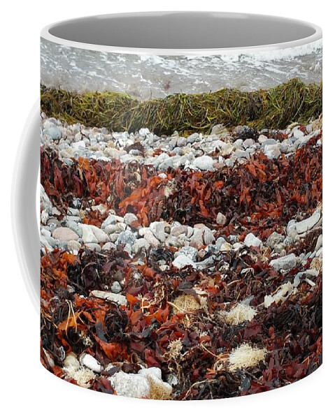 Sea Coffee Mug featuring the photograph Seaweed by Susanne Baumann