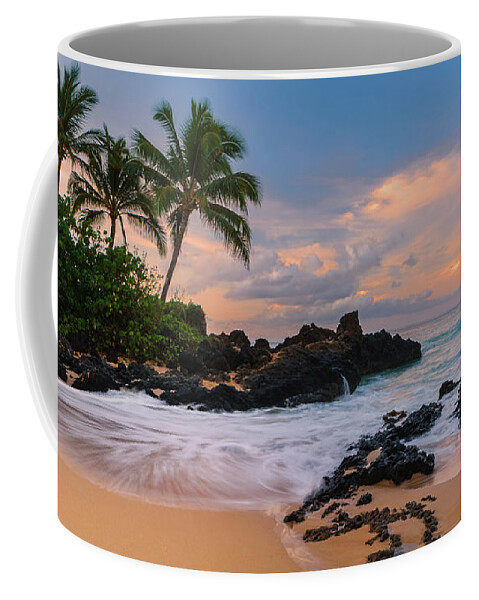 Idyllic Coffee Mug featuring the photograph Secret Beach - Maui - Hawaii by Henk Meijer Photography