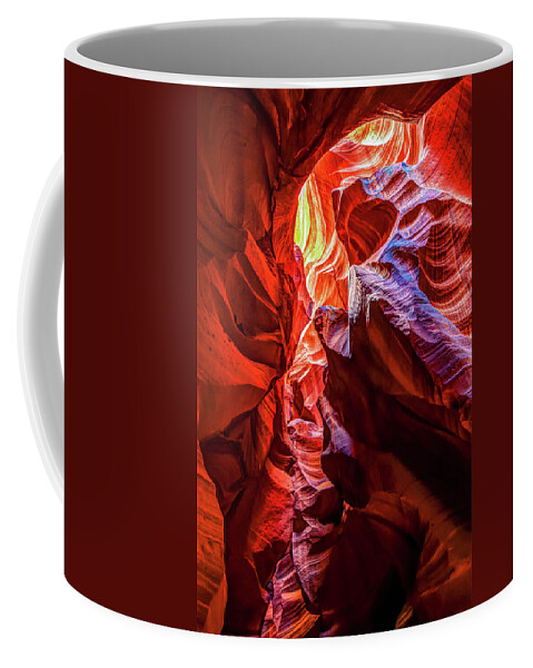 Arizona Wall Art Coffee Mug featuring the photograph Secret Layer - Antelope Canyon by Gregory Ballos
