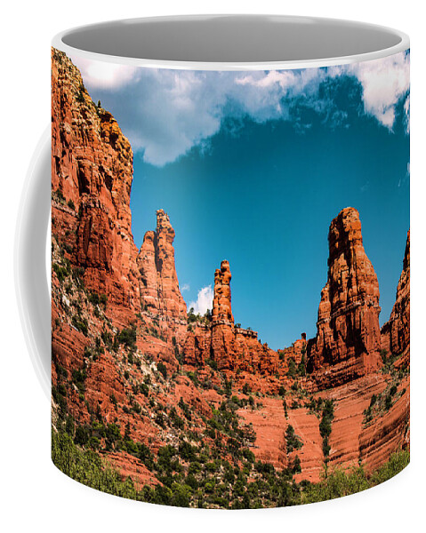 Rocks Coffee Mug featuring the photograph Sedona by Mark Jackson