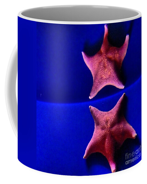 Star Fish Coffee Mug featuring the photograph Seeing Double by Denise Railey