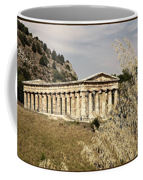 Temple Coffee Mug featuring the photograph Segesta by John Meader