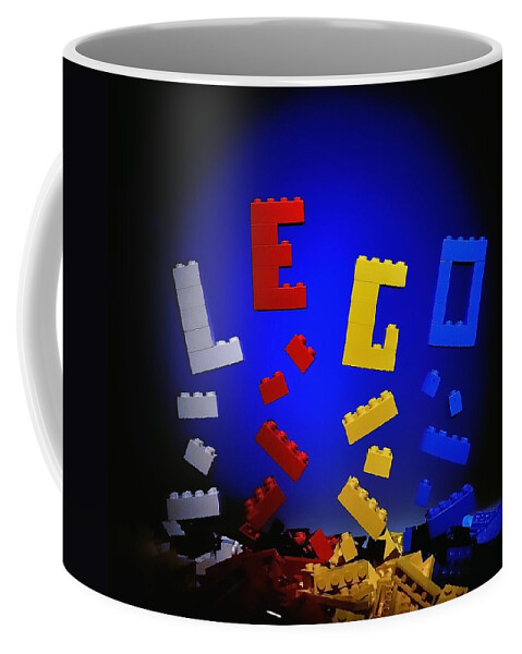 Lego Coffee Mug featuring the photograph Self-Assembly by Mark Fuller