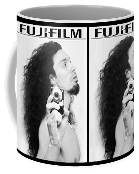 Nude Coffee Mug featuring the photograph Self Portrait Progression of Self Deception by Shawn Dall