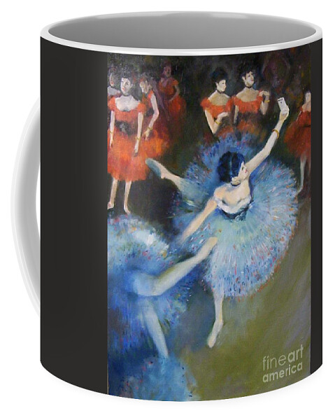 Oil Painting Coffee Mug featuring the painting Selfie by Ric Rice