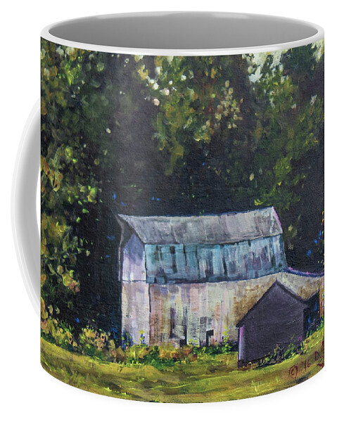 Landscape Coffee Mug featuring the painting Sendmeyer Farm 2 by Douglas Jerving