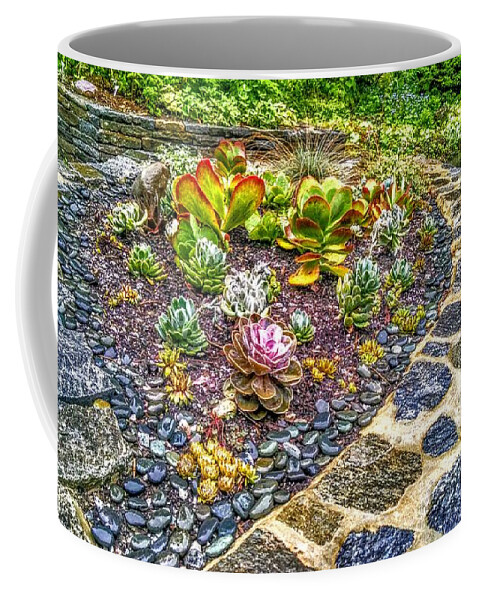 New Jersey Coffee Mug featuring the photograph Sensory Garden at Laurelwood Arboretum by Christopher Lotito