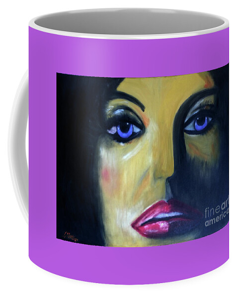 Lady Coffee Mug featuring the painting Serengeti Skies by Artist Linda Marie