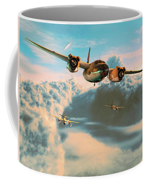 B-26 Coffee Mug featuring the digital art Sessanta Nova? by David Luebbert