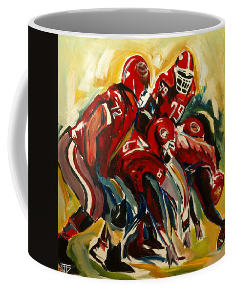  Coffee Mug featuring the painting Set Hut by John Gholson