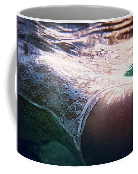 Swim Coffee Mug featuring the photograph Sexy Detail by Gemma Silvestre