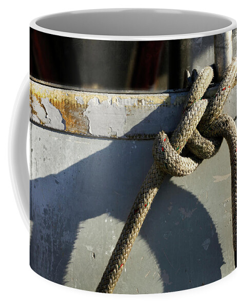 Knot Coffee Mug featuring the photograph Shadow Knot - 365-348 by Inge Riis McDonald