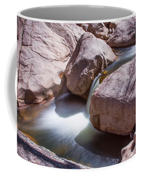 Slow Coffee Mug featuring the photograph Shadows of a Creek by James BO Insogna