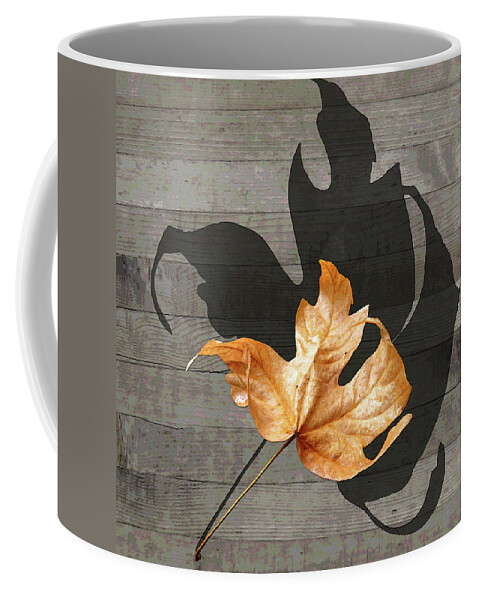 Autumn Leaf Coffee Mug featuring the photograph Shall We Tango by I'ina Van Lawick