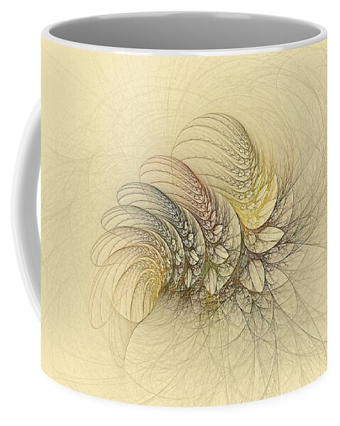 Ferns Coffee Mug featuring the digital art Shallazar Ferns by Doug Morgan