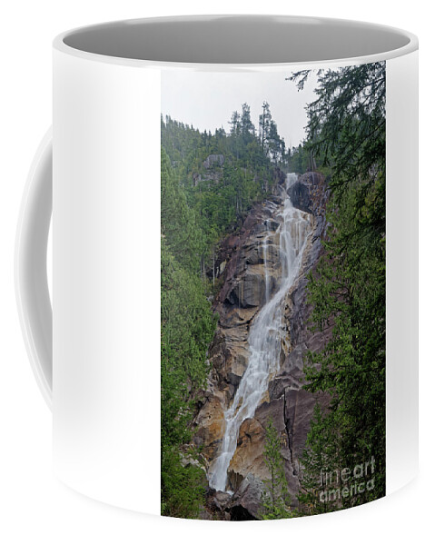 Waterfall Coffee Mug featuring the photograph Shannon Falls in British Columbia by Natural Focal Point Photography