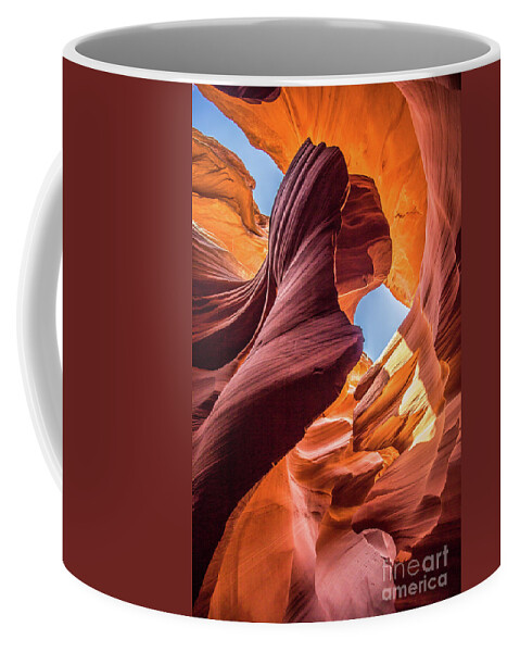 Antelope Canyon Coffee Mug featuring the photograph Shapes by JR Photography