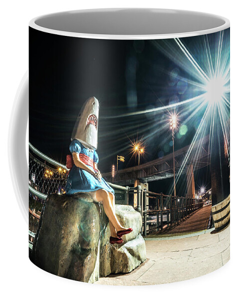 2018 Coffee Mug featuring the photograph Shark Girl by Dave Niedbala