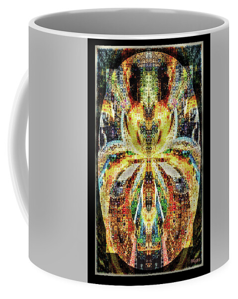 Paula Ayers Coffee Mug featuring the digital art She is a Mosaic by Paula Ayers
