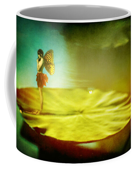 Fairy Coffee Mug featuring the photograph She Listens by Rebecca Sherman
