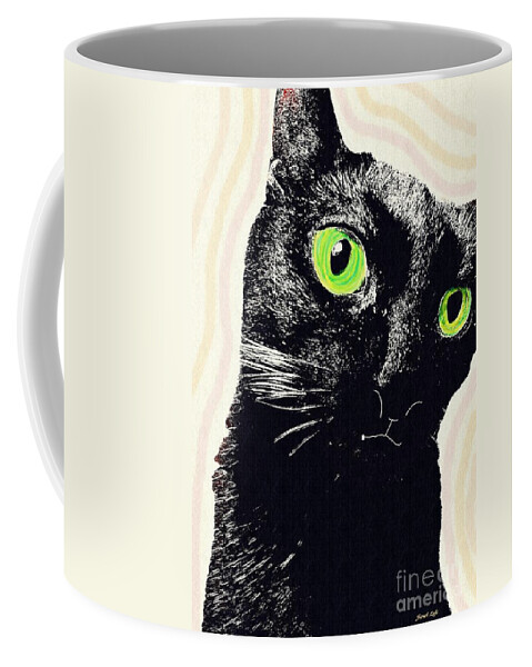 Cat Coffee Mug featuring the photograph Sheba by Sarah Loft