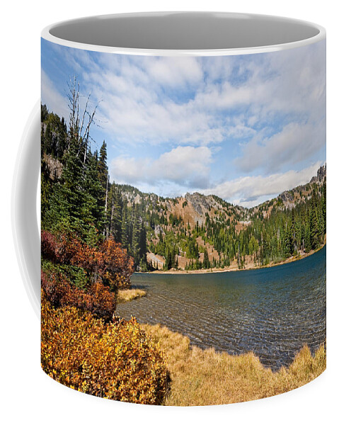 Autumn Coffee Mug featuring the photograph Sheep Lake in the Fall by Jeff Goulden