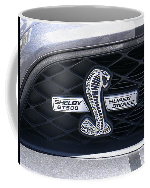 Transportation Coffee Mug featuring the photograph SHELBY GT 500 Super Snake by Mike McGlothlen