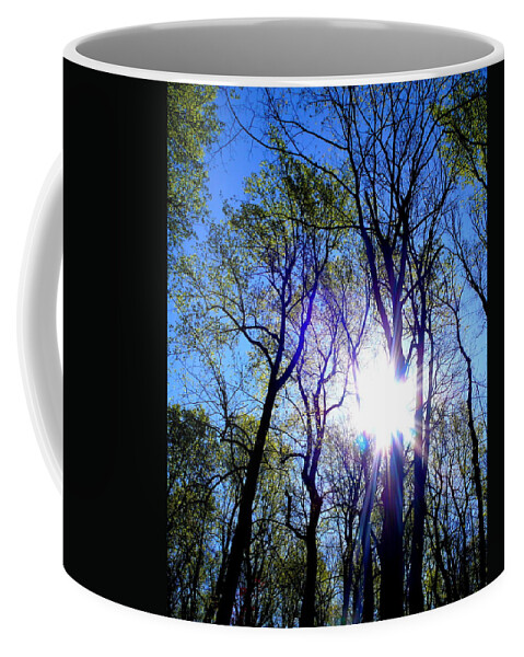Shenandoah Coffee Mug featuring the photograph Shenandoah Spring Trees by Katy Hawk