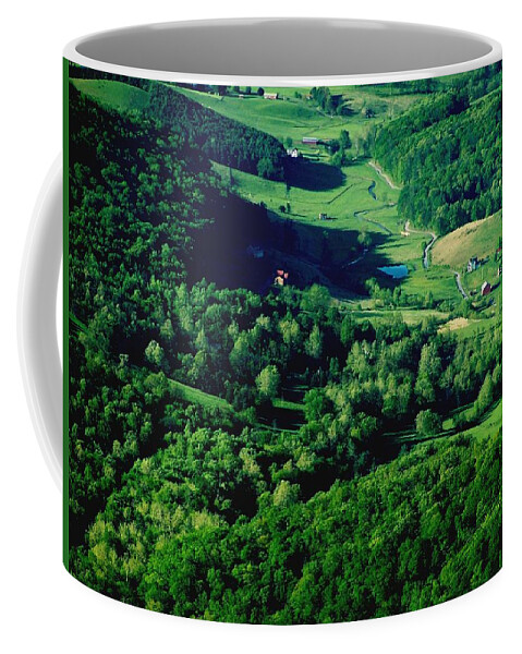 Green Coffee Mug featuring the photograph Shenandoah Valley by Eileen Brymer