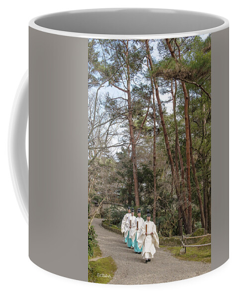 Shinto Coffee Mug featuring the photograph Shinto Priests by Bill Roberts