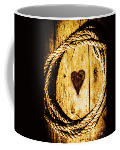 Maritime Coffee Mug featuring the photograph Ship shape heart by Jorgo Photography