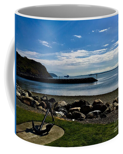 Bay Coffee Mug featuring the photograph Shipping Out by Dennis Richardson