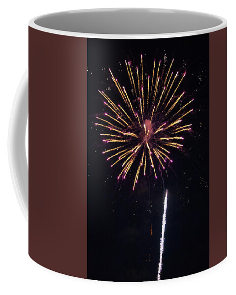 Fireworks Coffee Mug featuring the photograph Shoot For The Stars by Karol Livote
