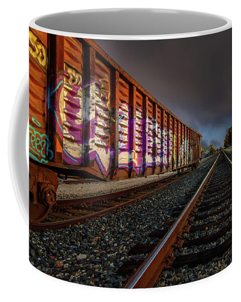 Paso Robles Coffee Mug featuring the photograph Sidetracked by Tim Bryan