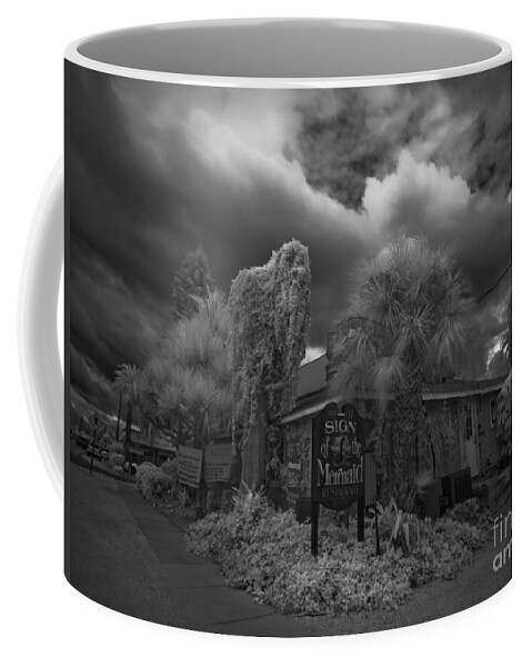 Anna Maria Island Coffee Mug featuring the photograph Sign of the Mermaid by Rolf Bertram