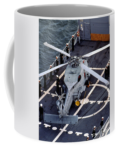  Sikorsky Coffee Mug featuring the photograph Sikorsky SH-60B Seahawk by Wernher Krutein