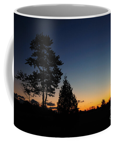 Nature Coffee Mug featuring the photograph Silhouettes by Joe Ng