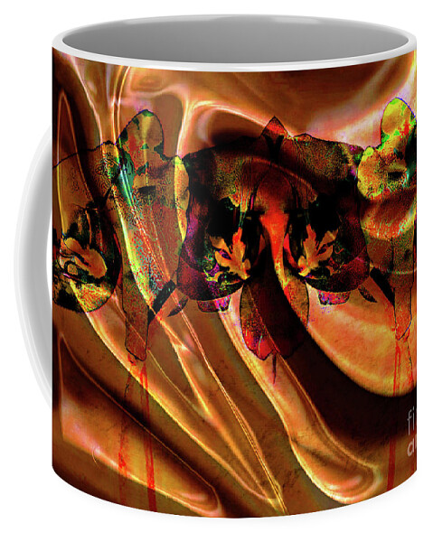 Silk Coffee Mug featuring the photograph Silk folds by Jolanta Anna Karolska