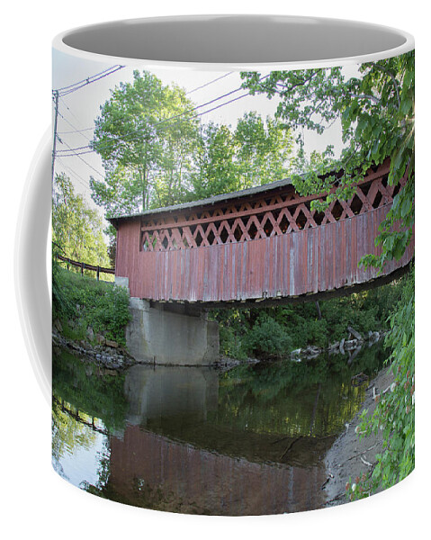 Bridges Coffee Mug featuring the photograph Silk Road Covered Bridge by Rod Best