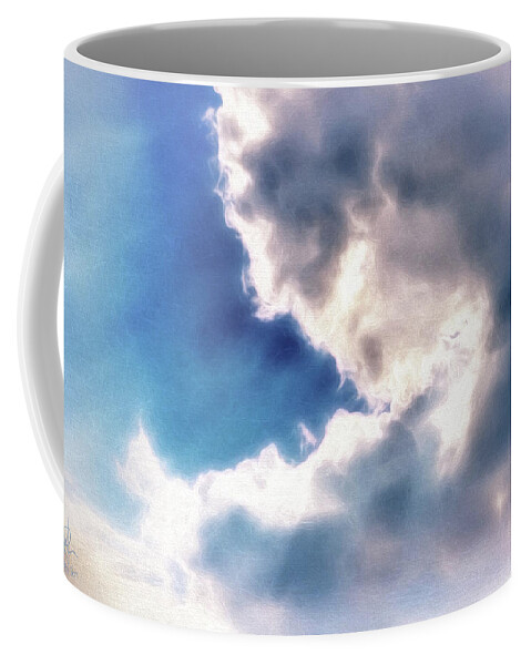 Clouds Coffee Mug featuring the photograph Silver Lining by Pennie McCracken