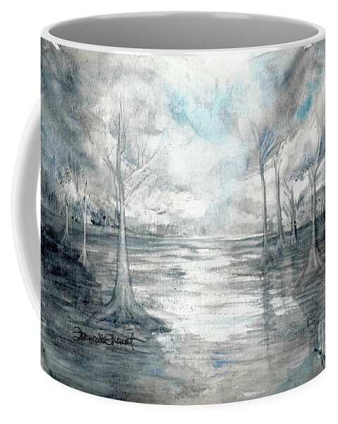 #creativemother Coffee Mug featuring the painting Silver Trees by Francelle Theriot