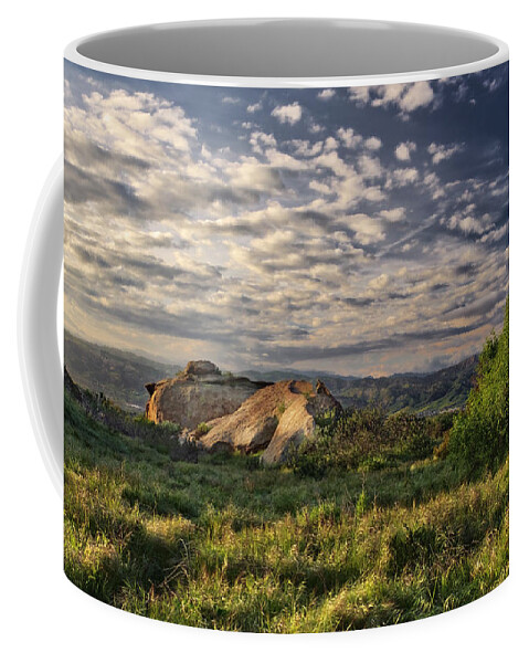 Simi Valley Coffee Mug featuring the photograph Simi Valley Overlook by Endre Balogh