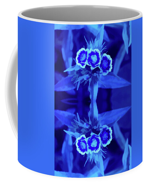 Flower Coffee Mug featuring the photograph Simply Blue Reflections of a Summer Bouquet by Aimee L Maher ALM GALLERY
