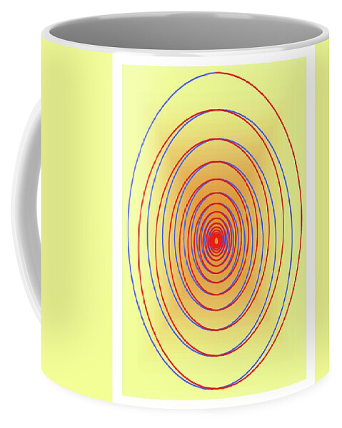 Art Coffee Mug featuring the digital art Sin Eccentric by Richard Widows