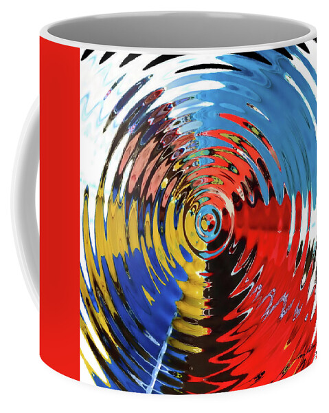 Abstract Coffee Mug featuring the photograph Spinning Colors by Harry Moulton