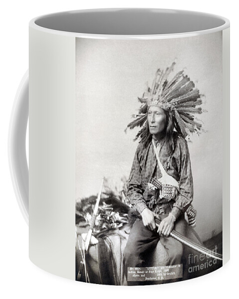 1890 Coffee Mug featuring the photograph Sioux Leader, 1891 by Granger