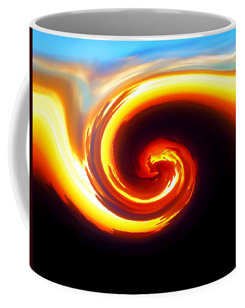 Art Coffee Mug featuring the digital art Siren by Kristin Elmquist