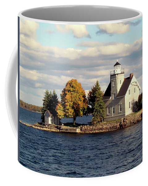 Sister Island Lighthouse Coffee Mug featuring the photograph Sister Island Lighthouse by Dennis McCarthy