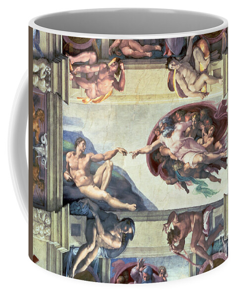 Sistine Chapel Ceiling Creation Of Adam Coffee Mug